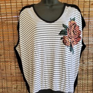 Karen Kane Flower Shirt